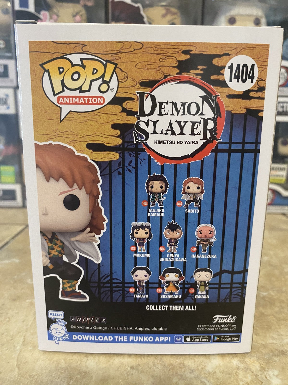 Funko Pop! Demon Slayer #1404 Sabito w/Box Protector