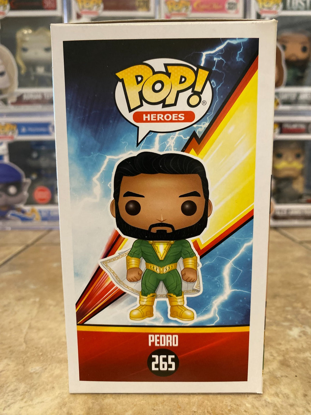 FUNKO POP! Pedro (265) from SHAZAM! Signed by Jovan Armand W/BAM COA