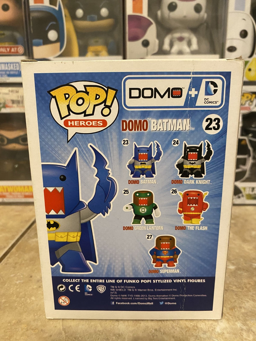 Funko Pop! Vinyl: Domo (as Batman) #23 w/Box Protector