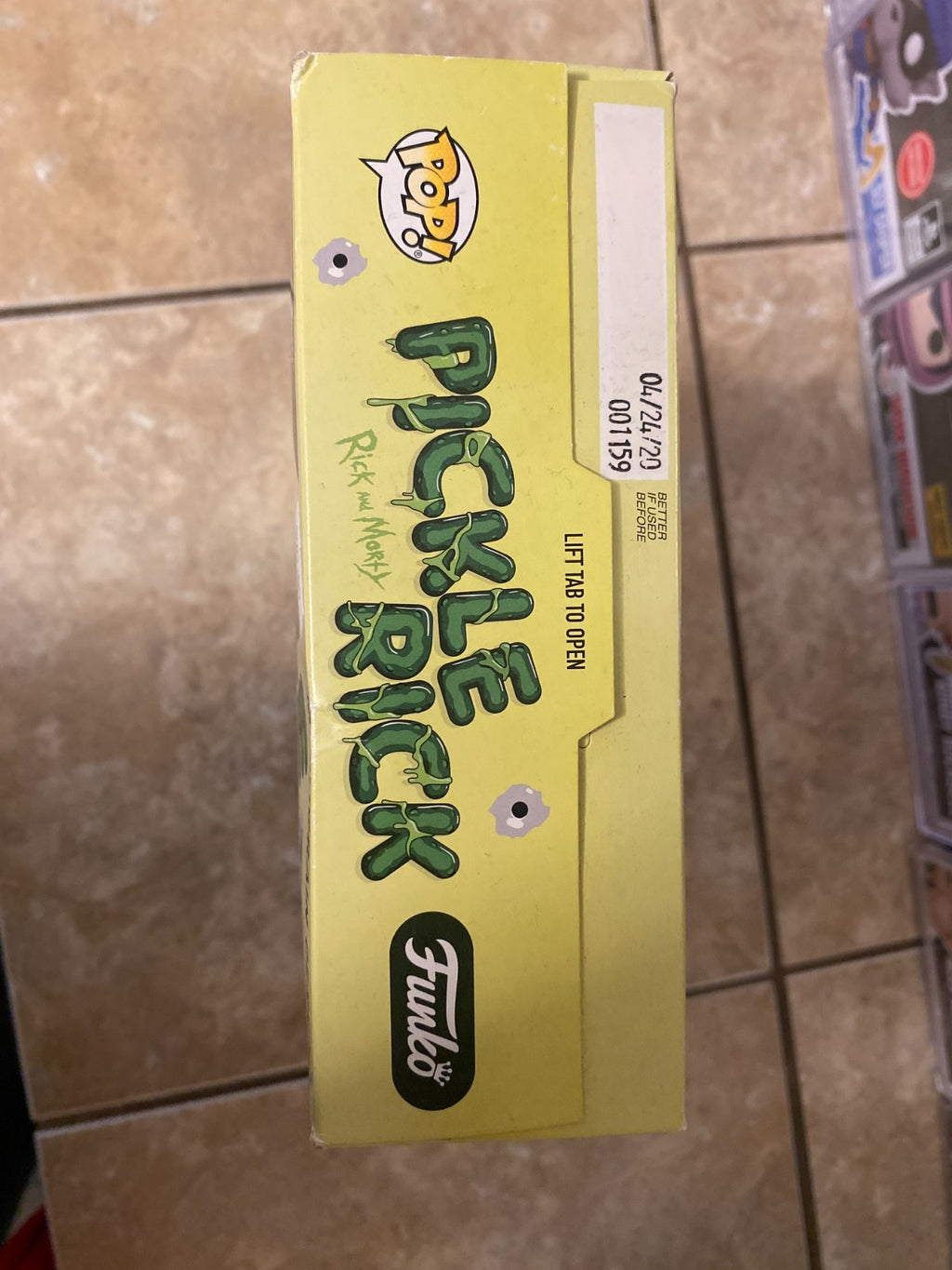 Funko Pop! Rick and Morty (Unopened) Cereal w Pickle Rick Pocket Pop