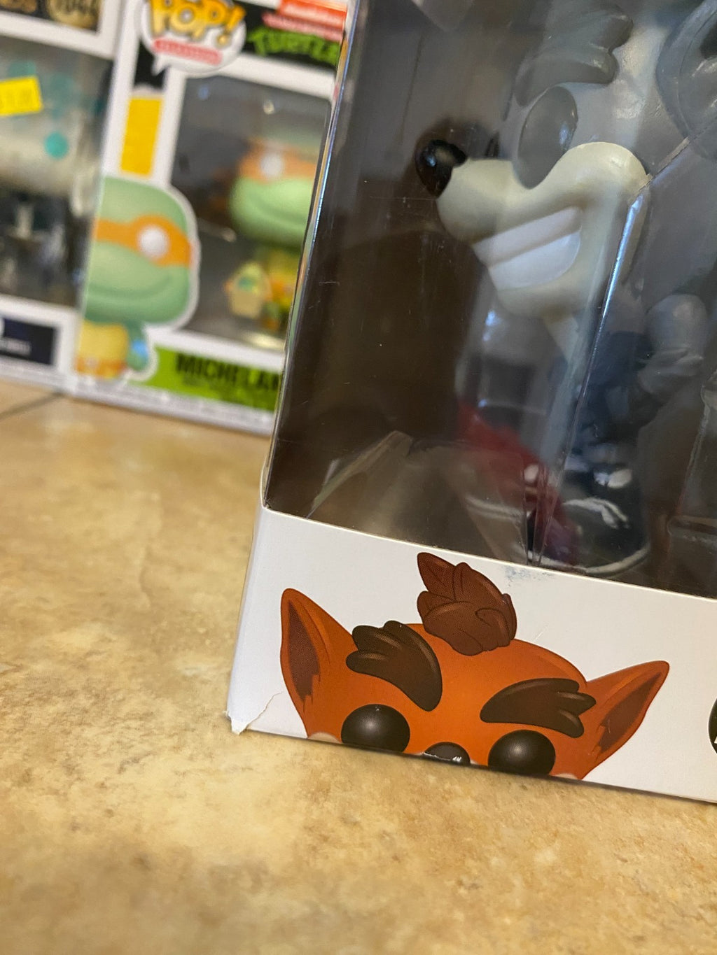 FUNKO POP! GAMES: GREY CRASH BANDICOOT # 273 LIMITED CHASE EDITION w PROTECTOR
