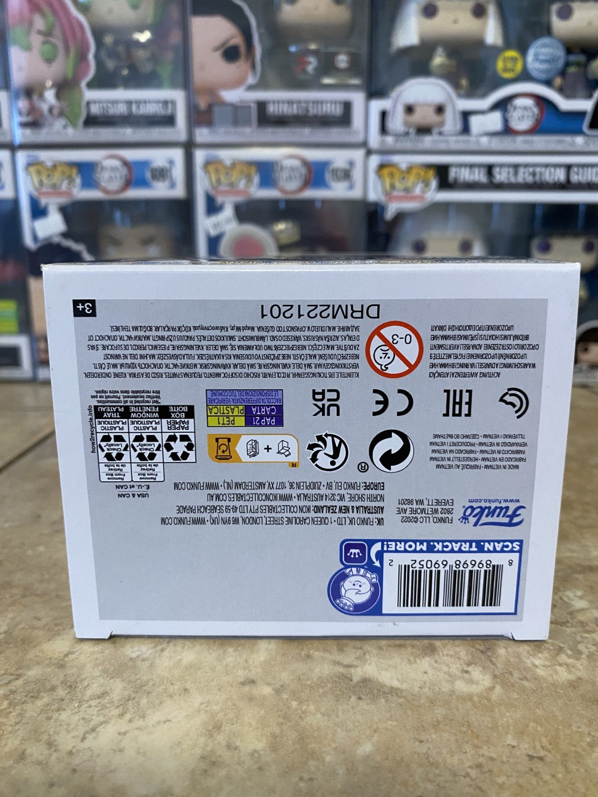 Funko Pop! Demon Slayer #1289 Kagaya Ubuyashiki Crunchy Roll Exc w/Box Protector