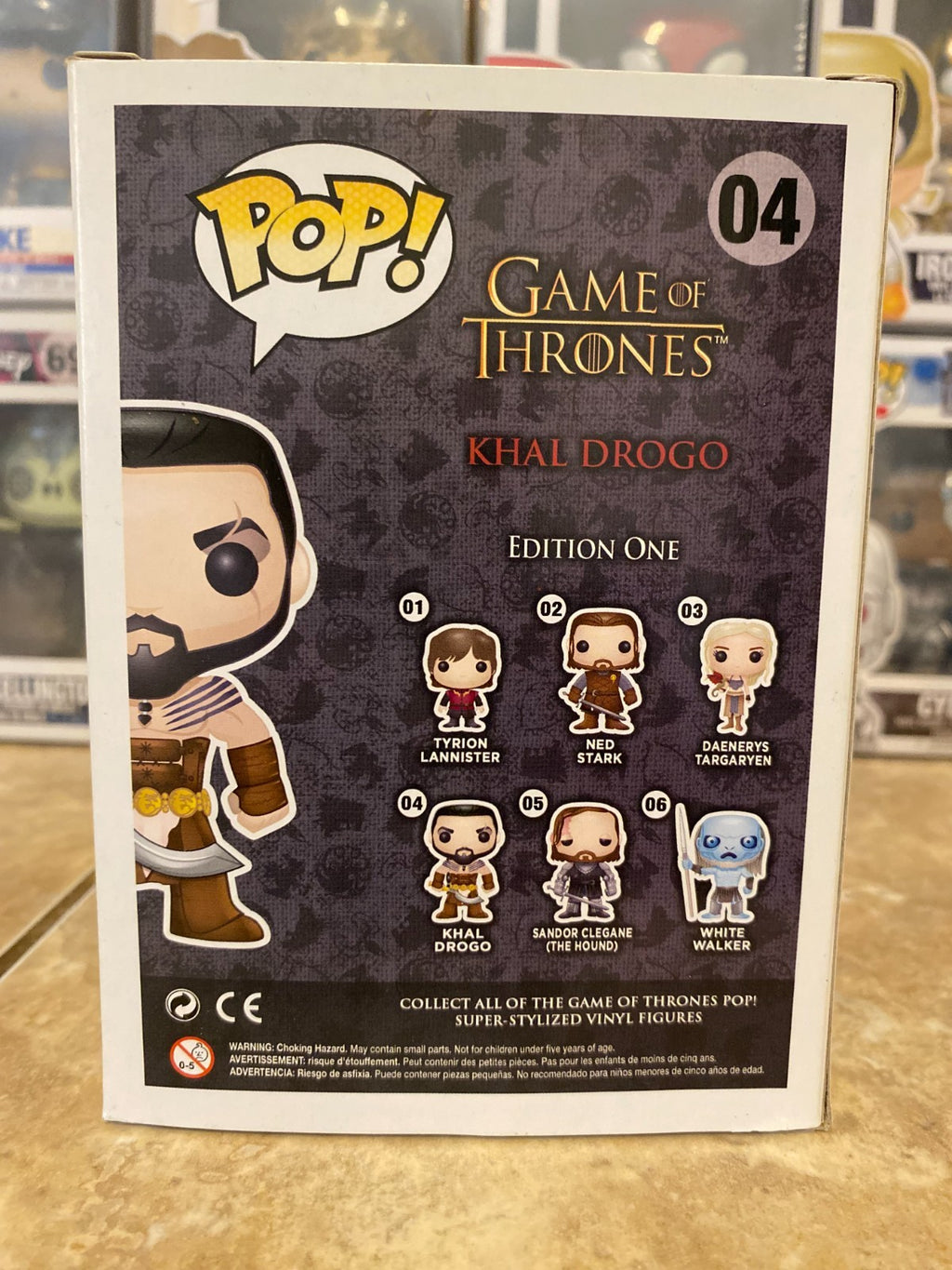 Funko Pop! Vinyl: Game of Thrones - Khal Drogo #4 w Protector
