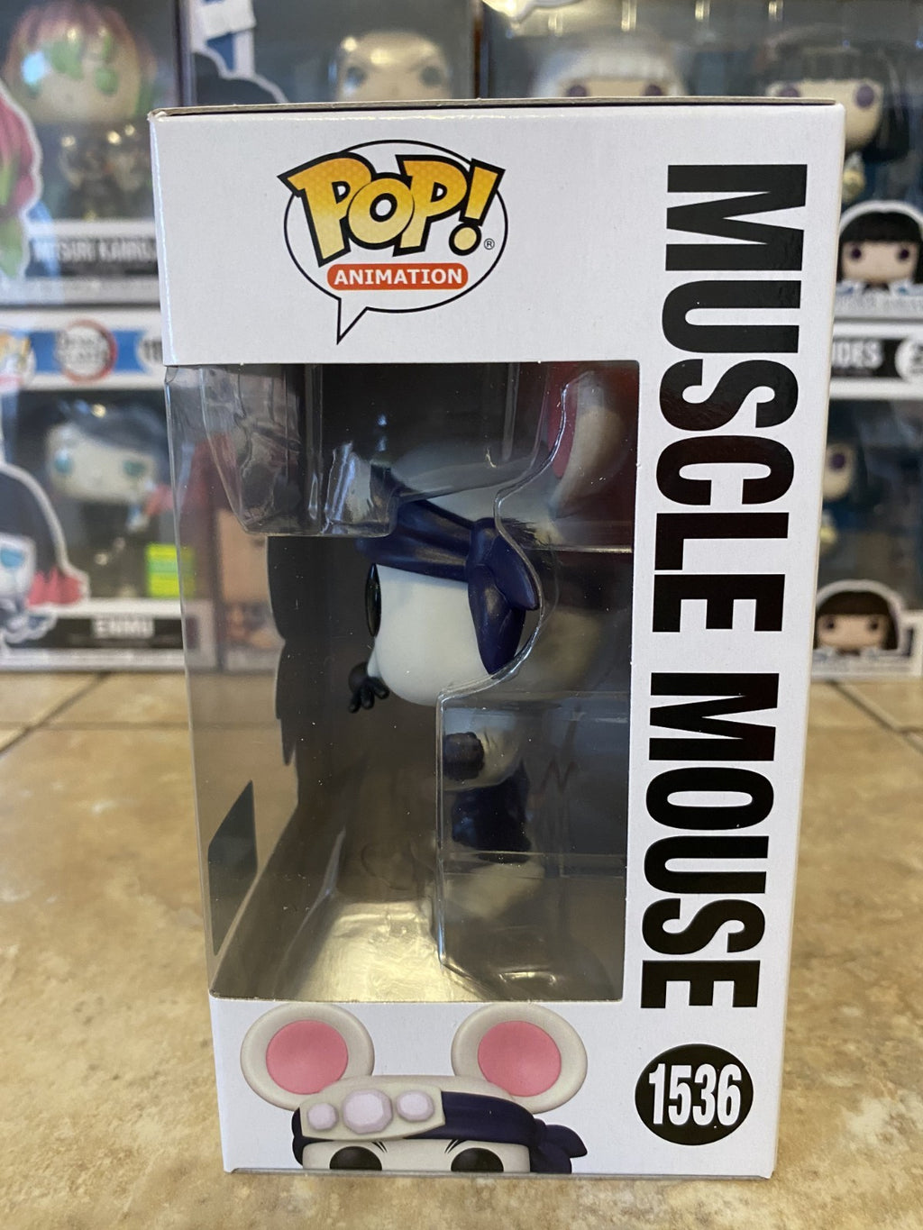 Funko Pop! Demon Slayer #1536 Muscle Mouse Exculsive w/Box Protector