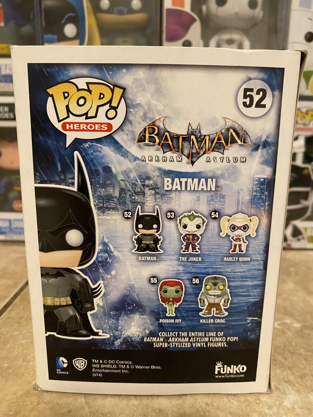 Funko Pop! Batman Arkham Asylum - Batman #52 w/Box Protector