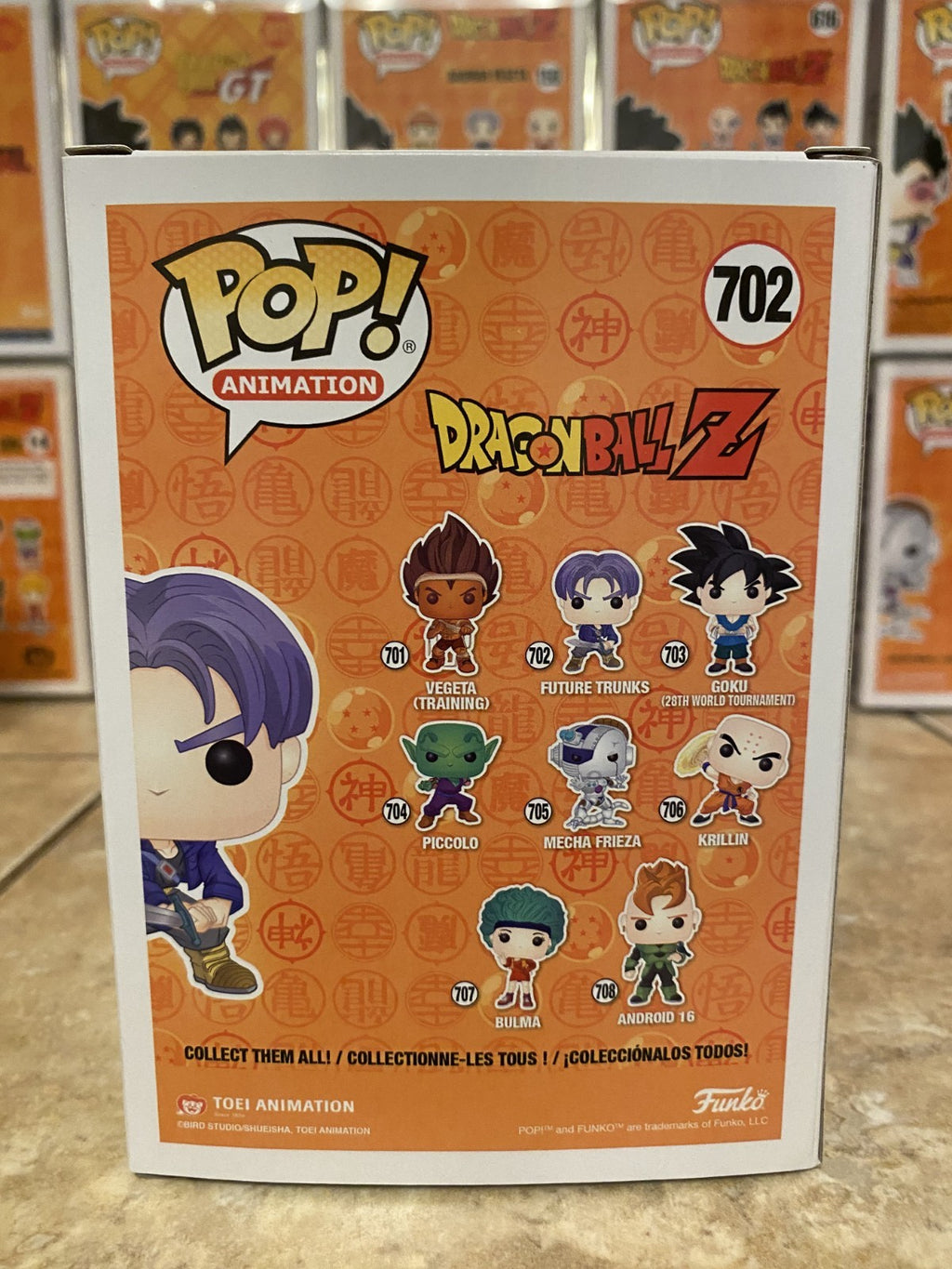 Funko Pop! Animation: Dragon Ball Z #702 Future Trunks w Protector