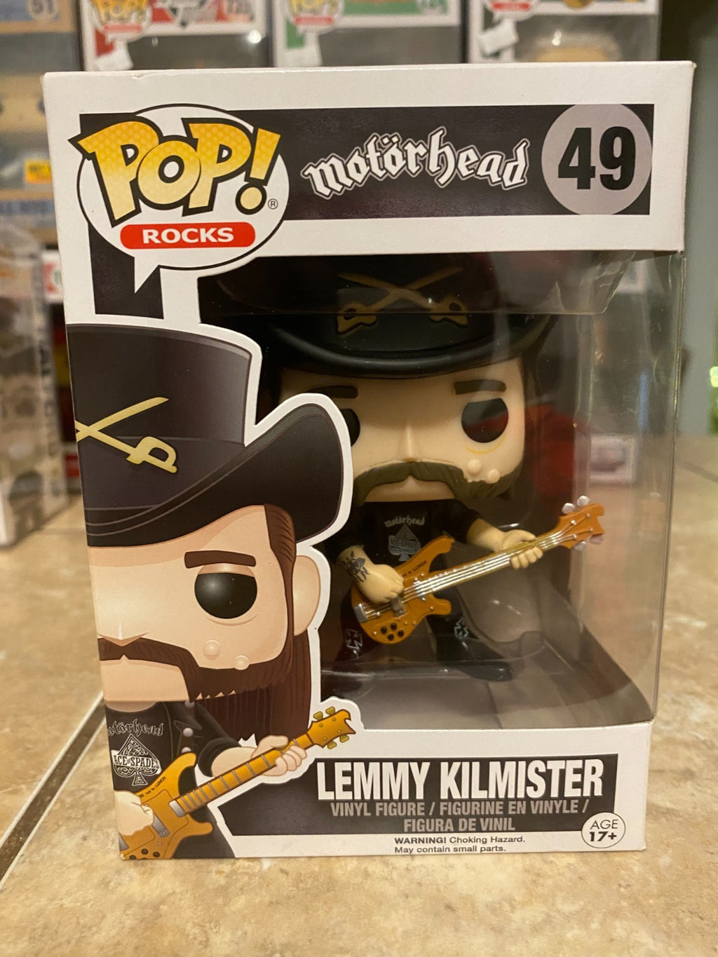 Funko! Pop Vinyl Figure Lemmy Kilmister #49 - Motorhead w Protector