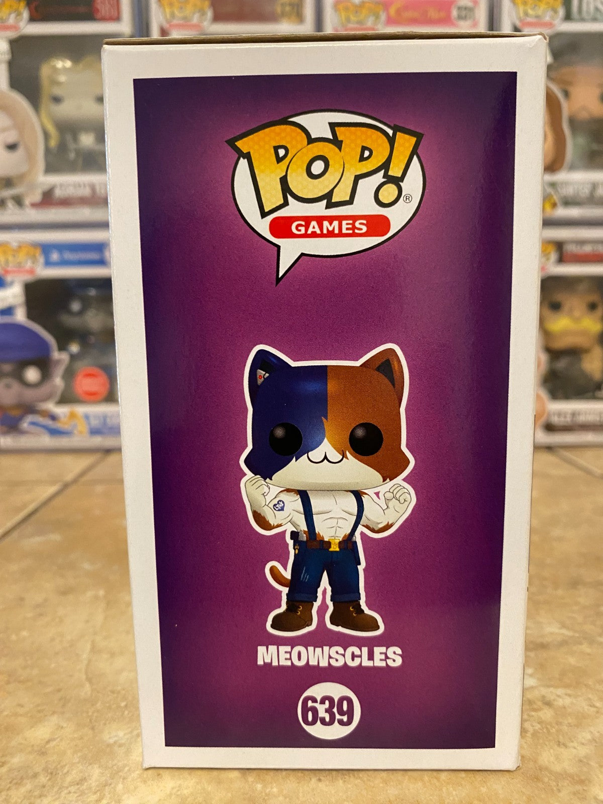 Funko Pop! Games Fortnite Meowscles #639 w Protector