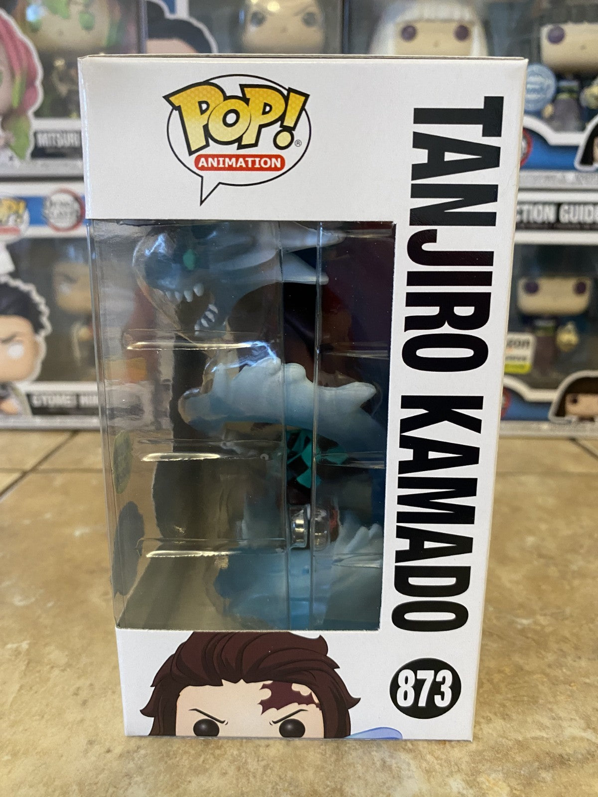 Funko Pop! Demon Slayer Tanjiro Kamado #873 GITD SE w/Box Protector