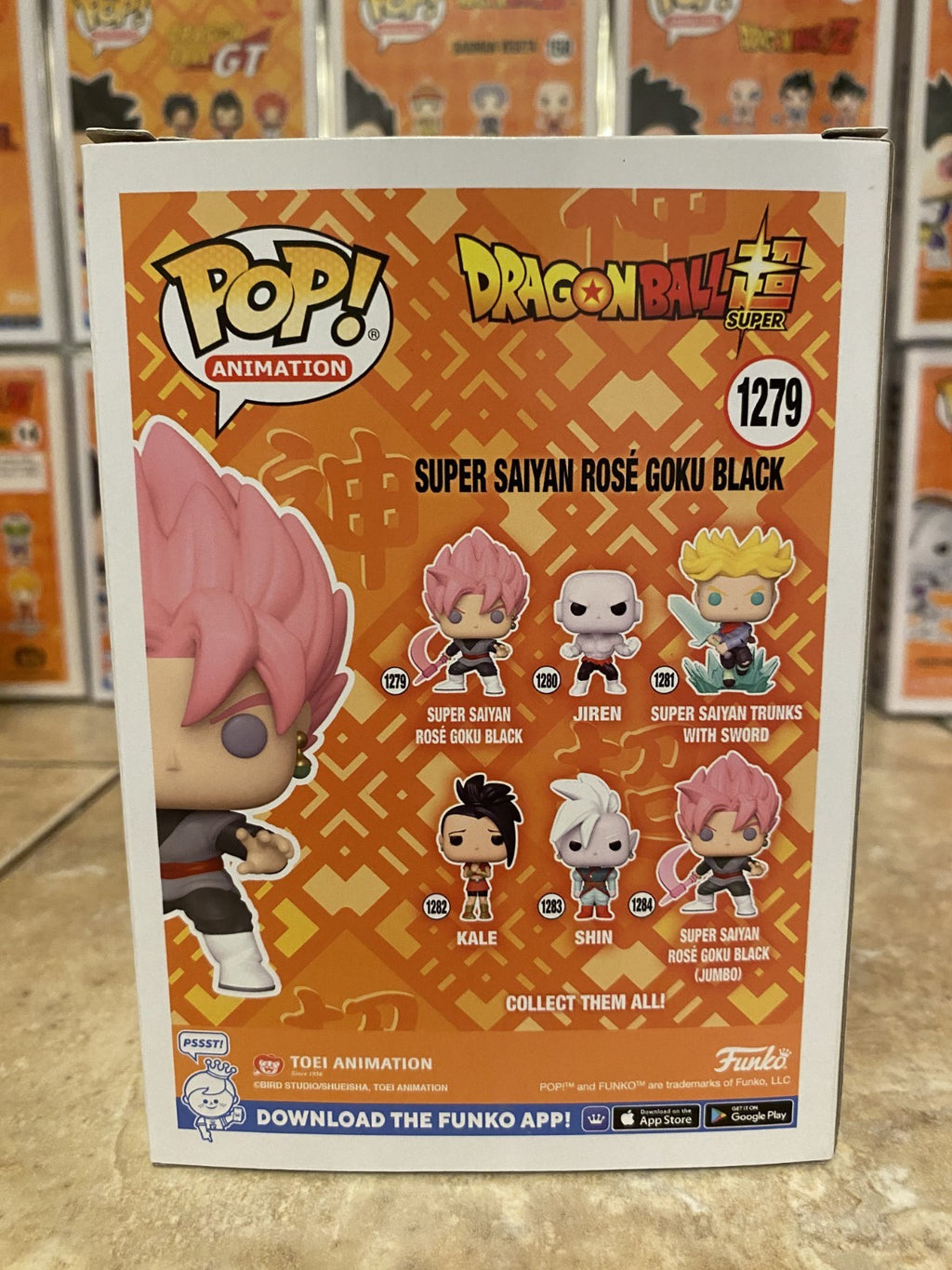 Funko Pop! Dragon Ball Super #1279 Super Saiyan Rose Goku Black w Protector