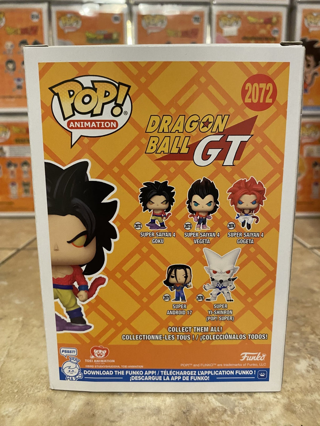 Funko Pop! Animation: Dragon Ball GT - #2072 Super Saiyan 4 Goku w Protector
