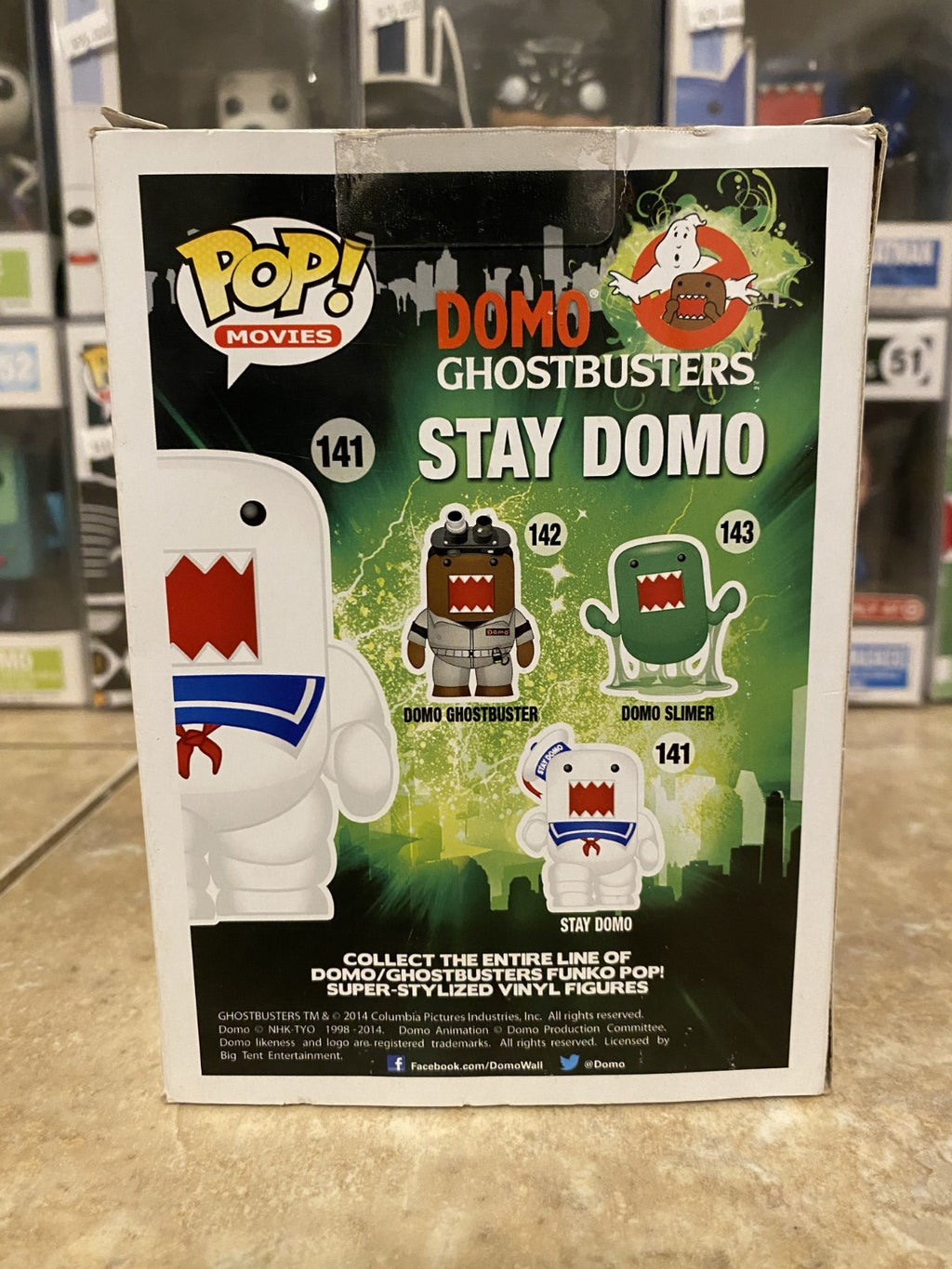 Funko Pop! Ghostbusters - Domo (as Stay Puft Marshmallow Man) #141 w Protector