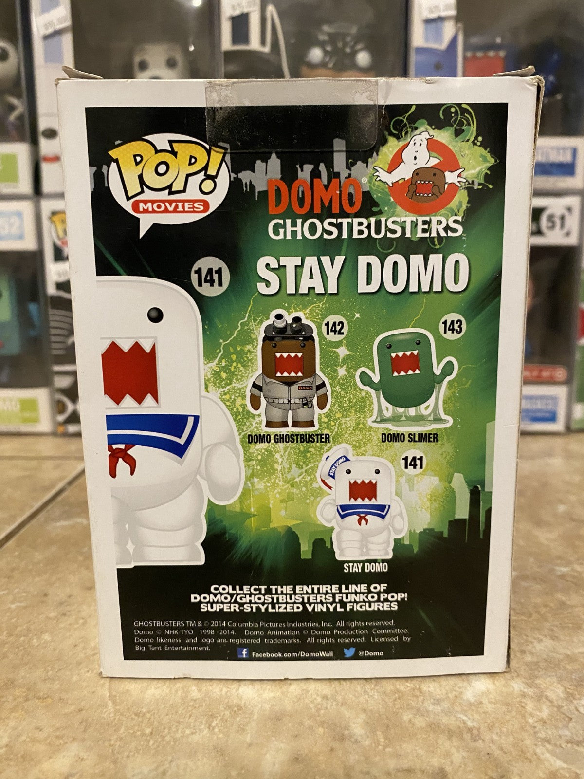 Funko Pop! Ghostbusters - Domo (as Stay Puft Marshmallow Man) #141 w Protector