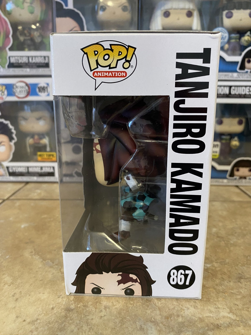 Funko Pop! Demon Slayer Tanjiro Kamado #867 w/Box Protector
