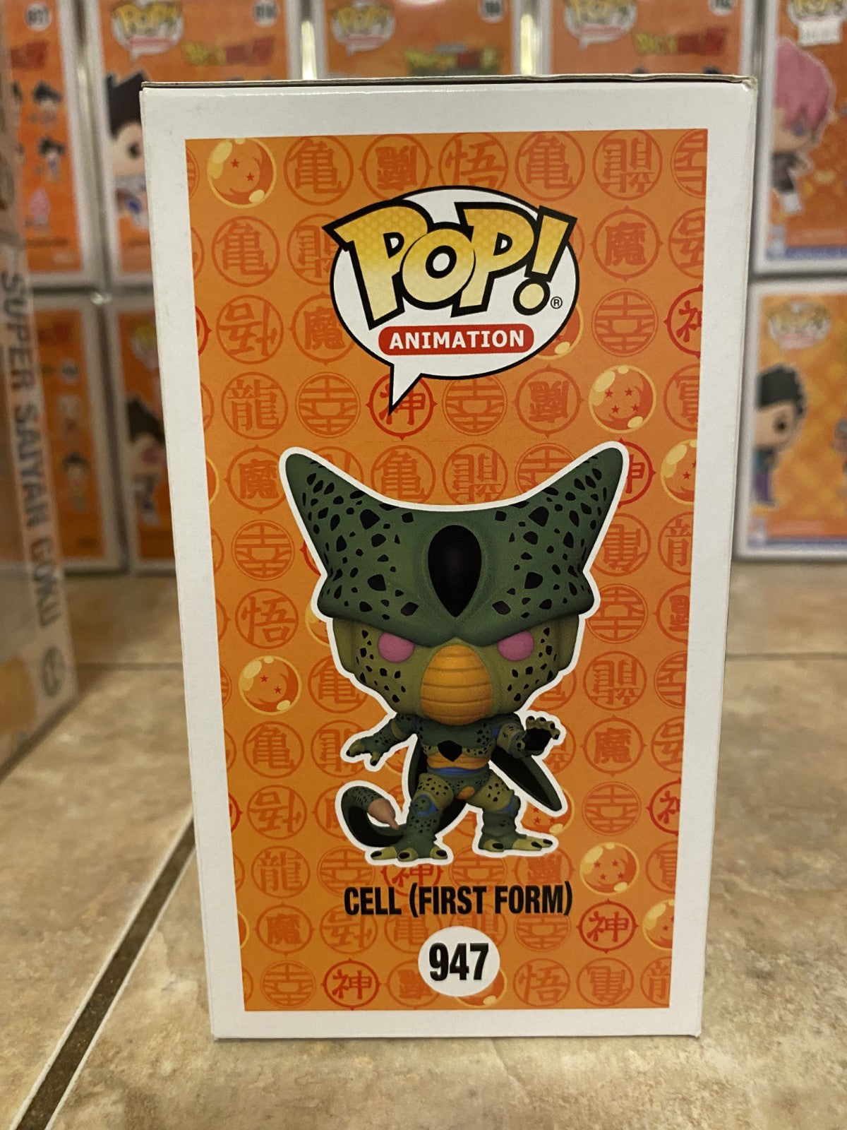 Funko Pop! Dragon Ball Z #947 Cell (First Form) w Protector