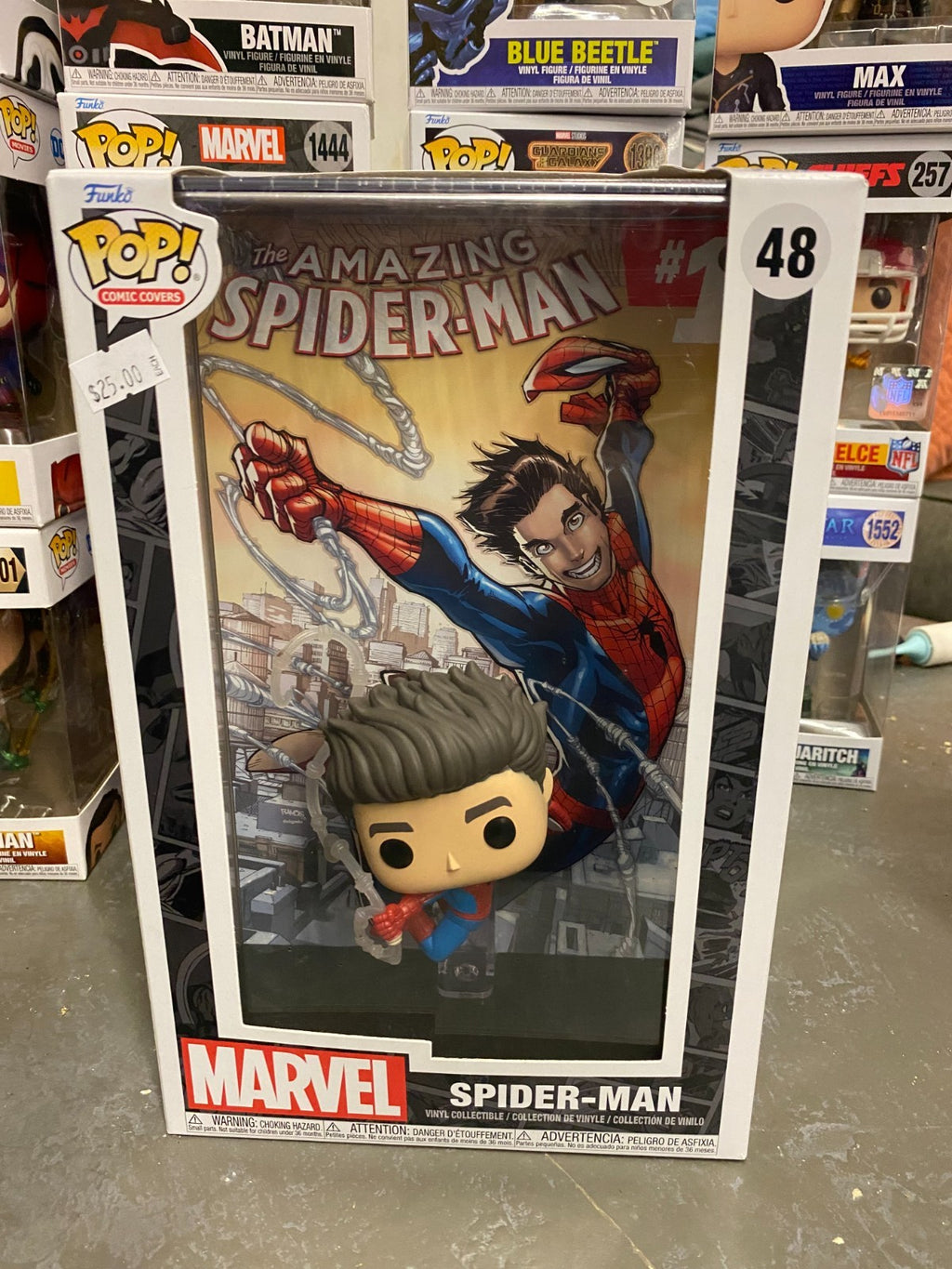 Funko Pop! Comic Book Cover with Case: Marvel - Spider-Man #48