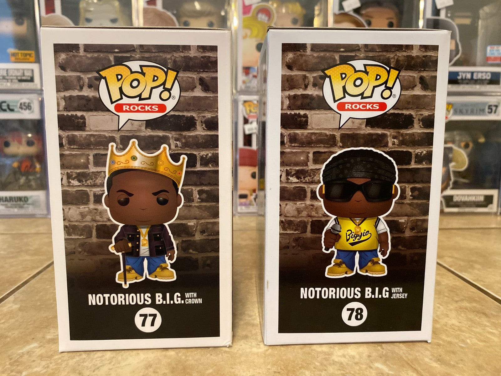 Funko Pop! Rocks: Notorious B.I.G. Set of 2 Figures w Protectors