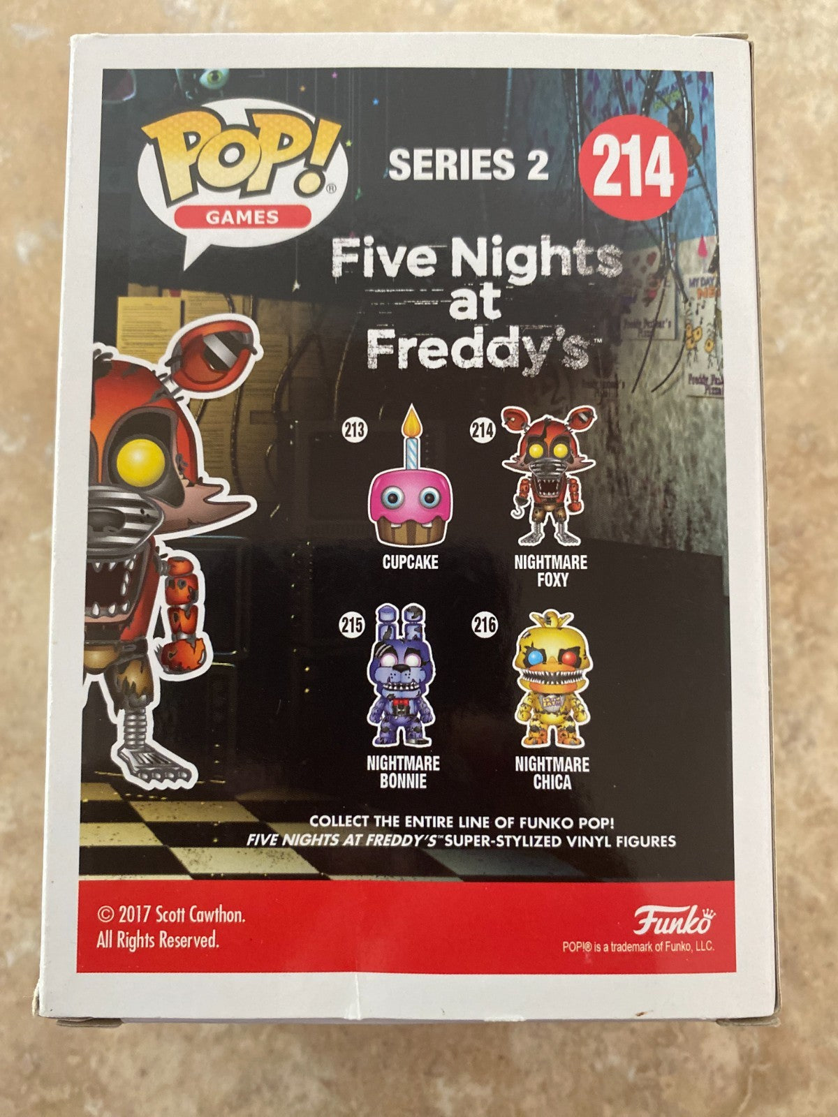 Funko Pop! Vinyl: Five Nights at Freddy's - Foxy (Nightmare) #214