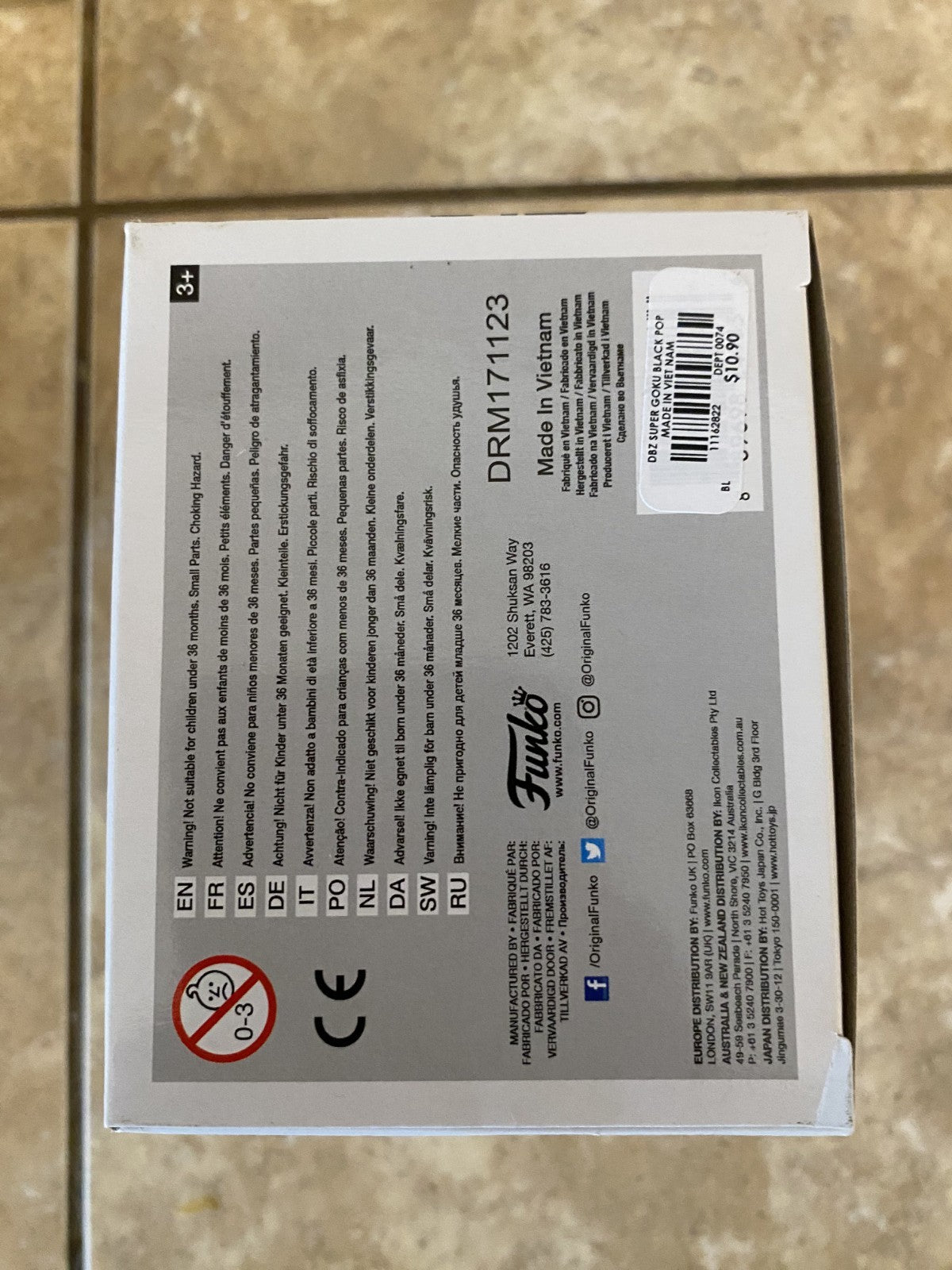 Funko Pop! Dragon Ball Super #314 Goku Black w Protector