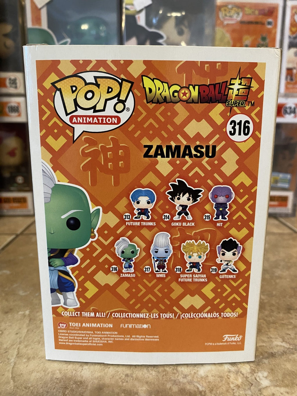 Funko Pop! Dragon Ball Z #316 Zamasu GITD w Protector