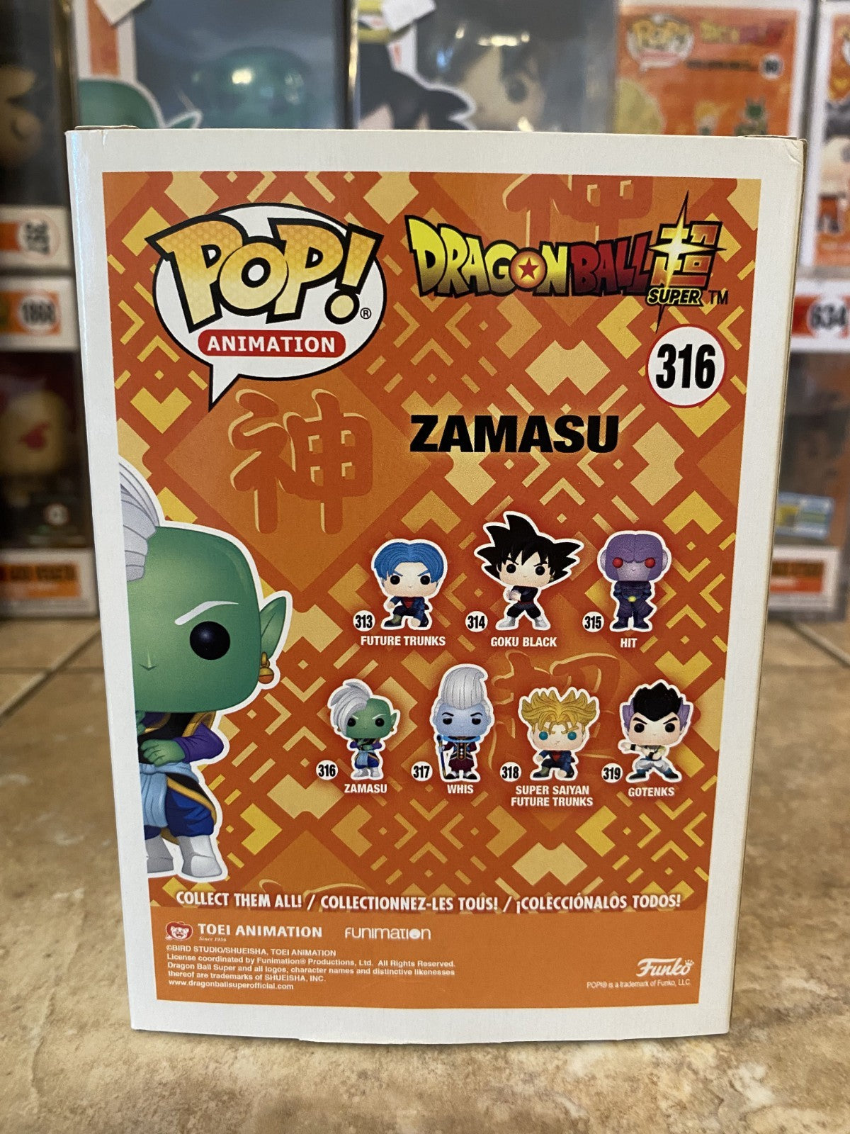 Funko Pop! Dragon Ball Z #316 Zamasu GITD w Protector