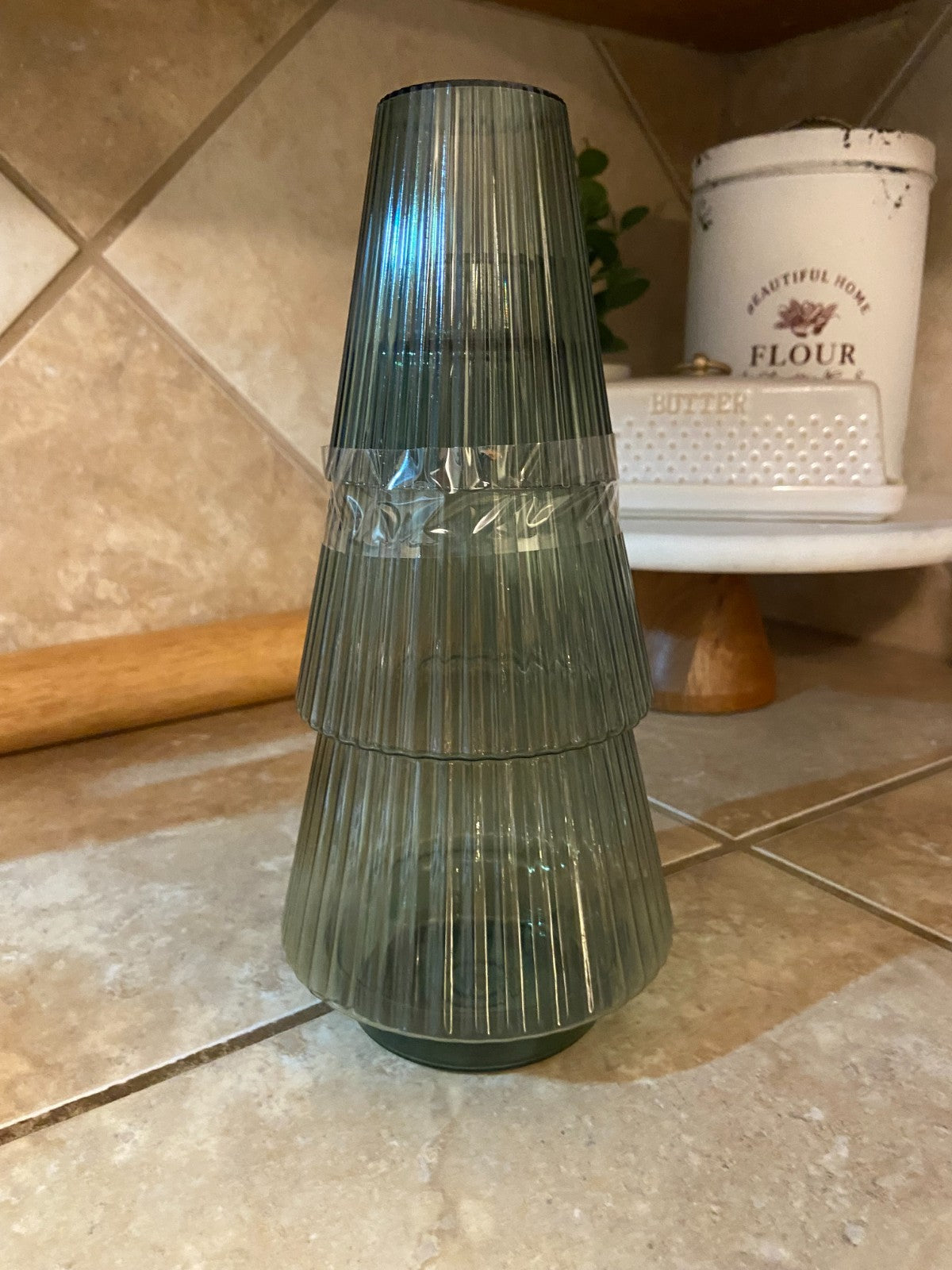 Christmas Tree Novelty Carafe With Cup