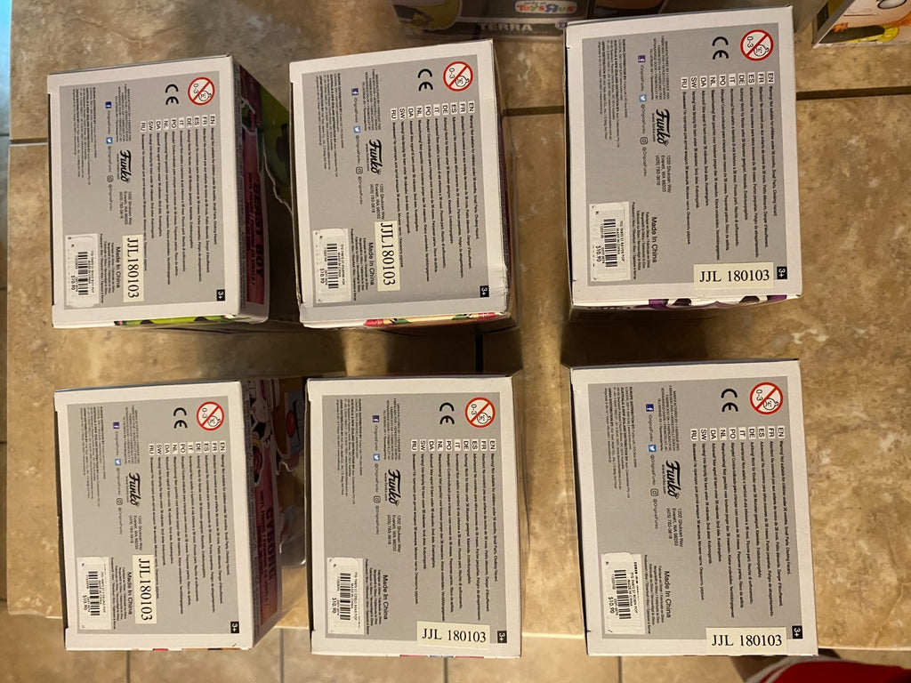 Teen Titans Go! Funko Pop! Vinyl Figures Set of 6 #603 thru #608