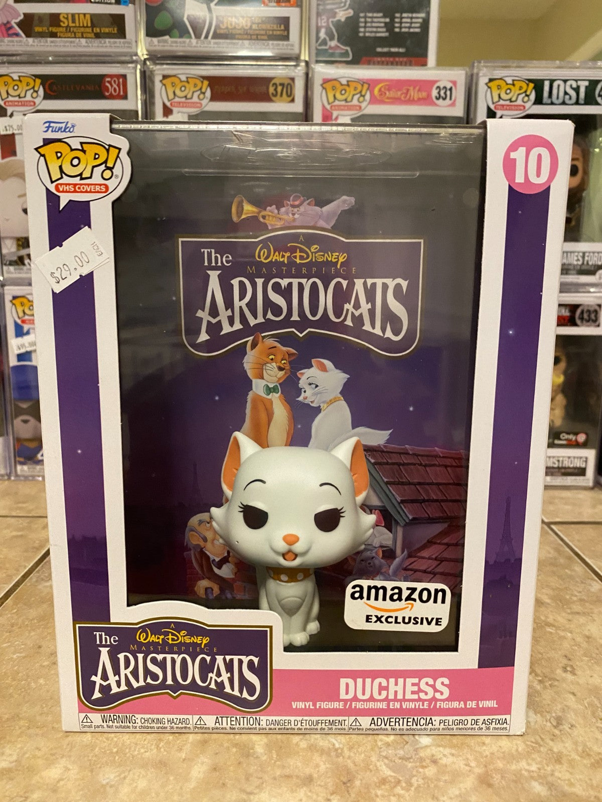 Funko Pop! Small Cover Case: Disney - Duchess - Amazon (Exclusive) #10