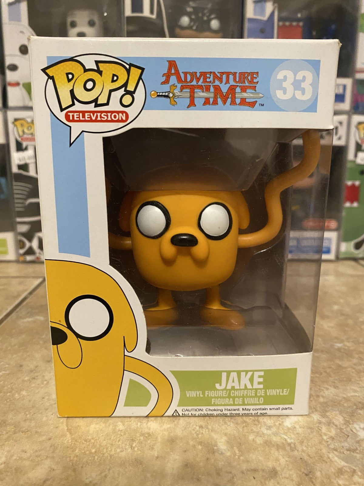 Funko Pop! Vinyl: Adventure Time - Jake the Dog #33 w/Box Protector