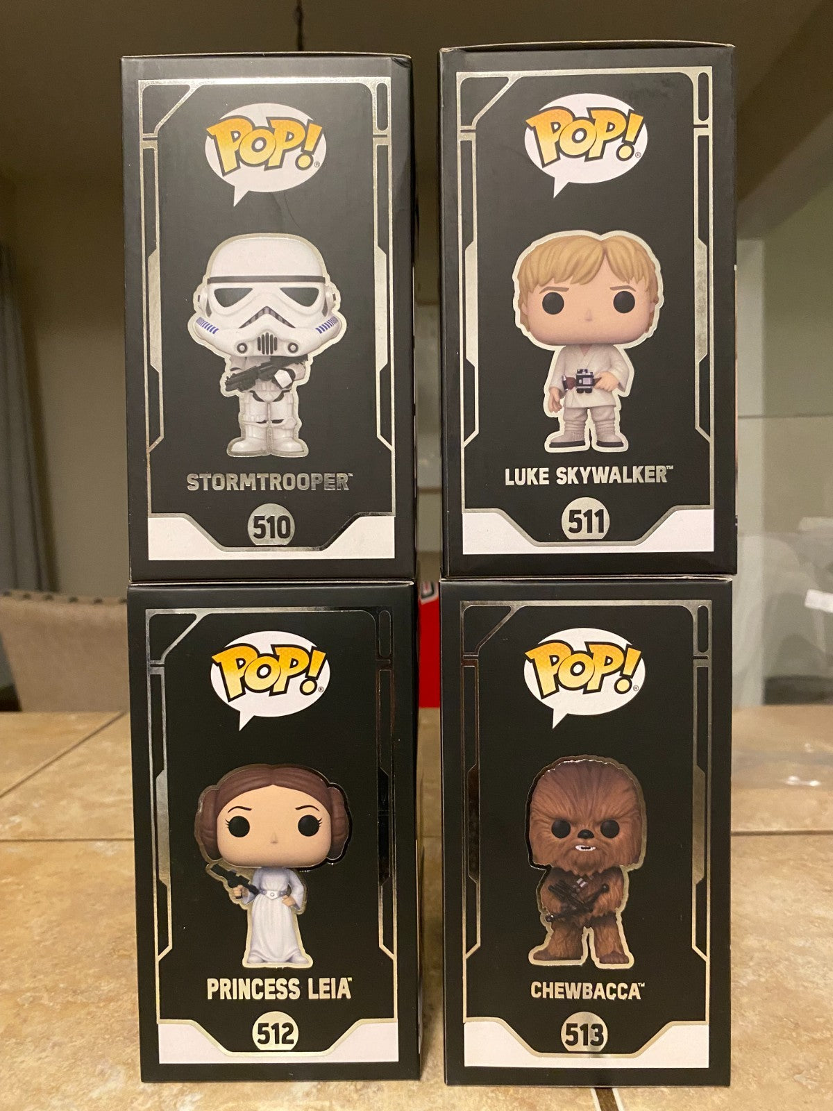 Funko Pop! Set Of 4 2022 Galactic Convention Exclusives Presale + Protectors