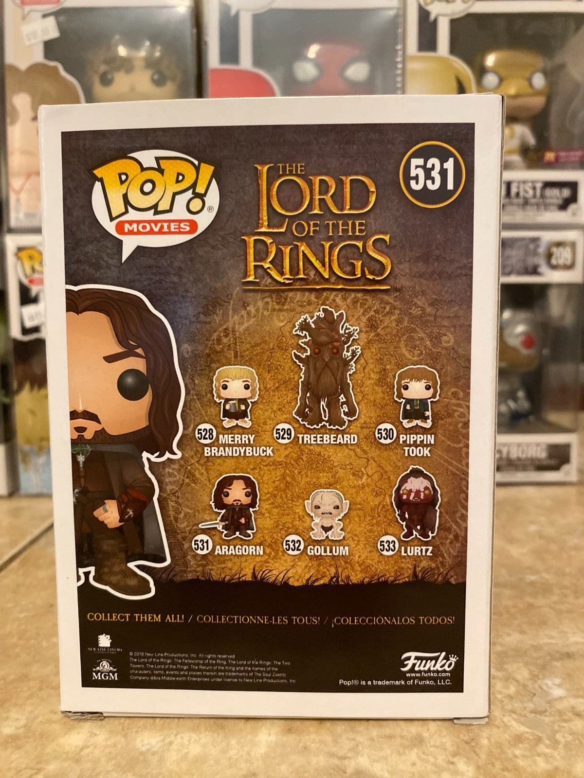 Funko Pop! Vinyl: The Lord of the Rings - Aragorn #531