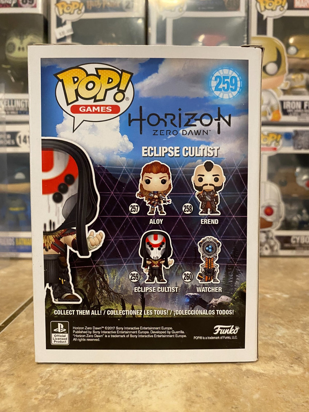 Funko Pop! Games Horizon Zero Dawn ECLIPSE CULTIST #259 Vinyl w Protector