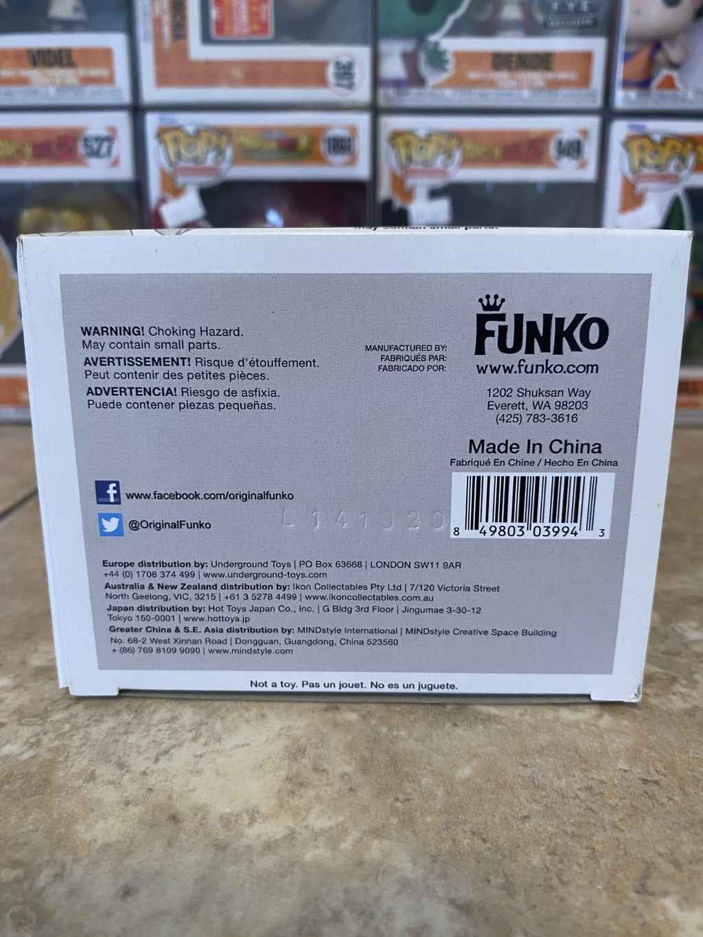 Funko Pop! Dragon Ball Super #12 Frieza (Final Form) w Protector