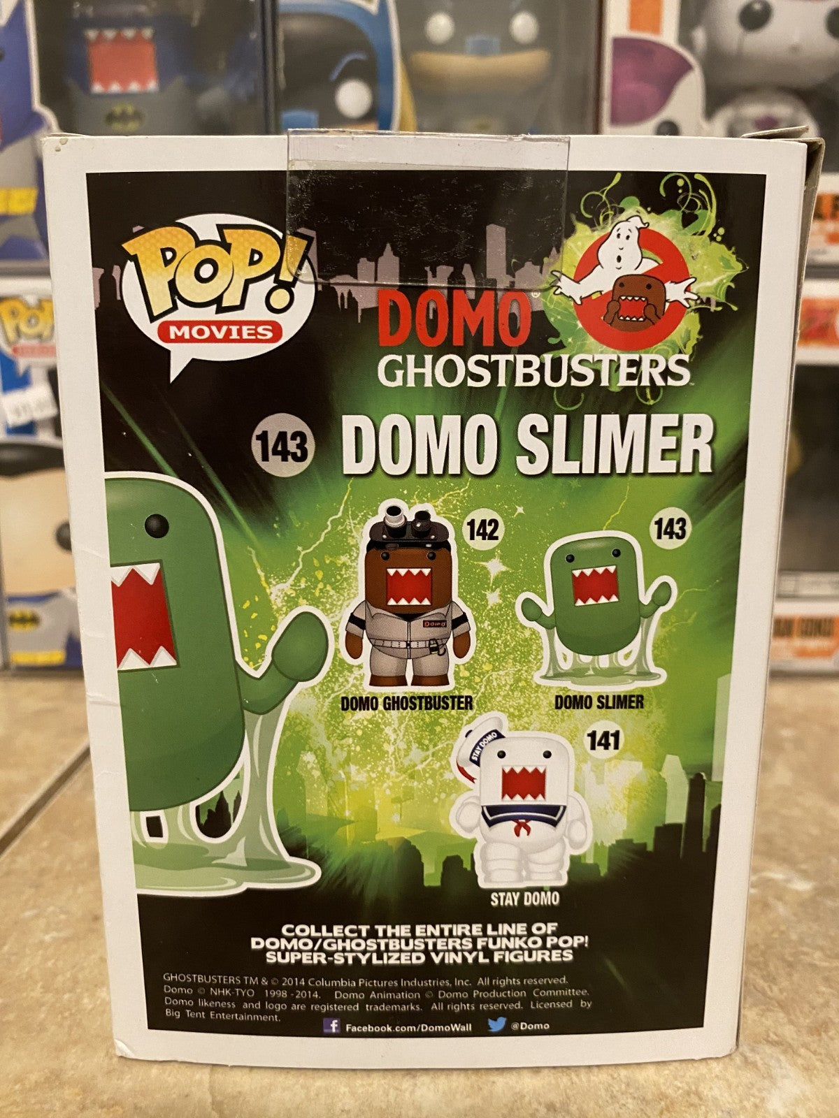 Funko Pop! Ghostbusters - Domo (as Slimer) #143 w/Box Protector
