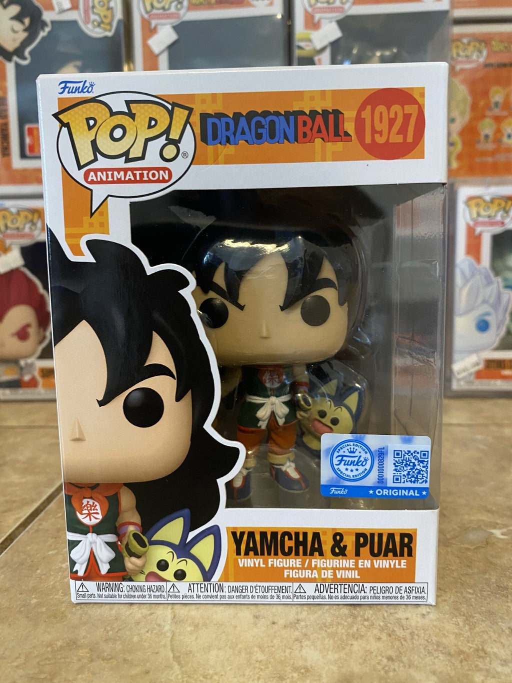 Funko Pop! Dragon Ball #1927 Yamcha & Puar w Protector