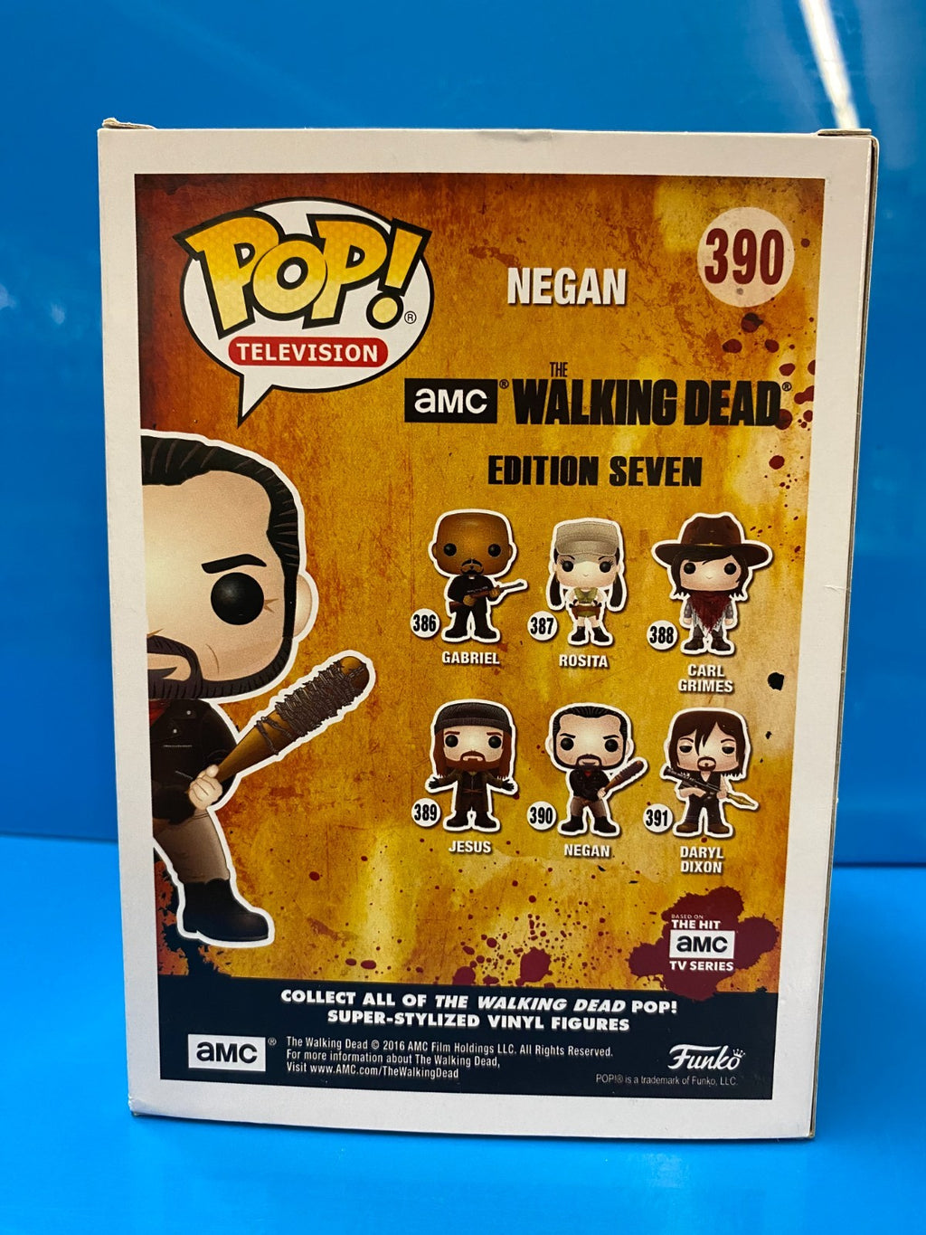 Vaulted Funko Pop! Vinyl: The Walking Dead - Negan #390 w Soft Protector