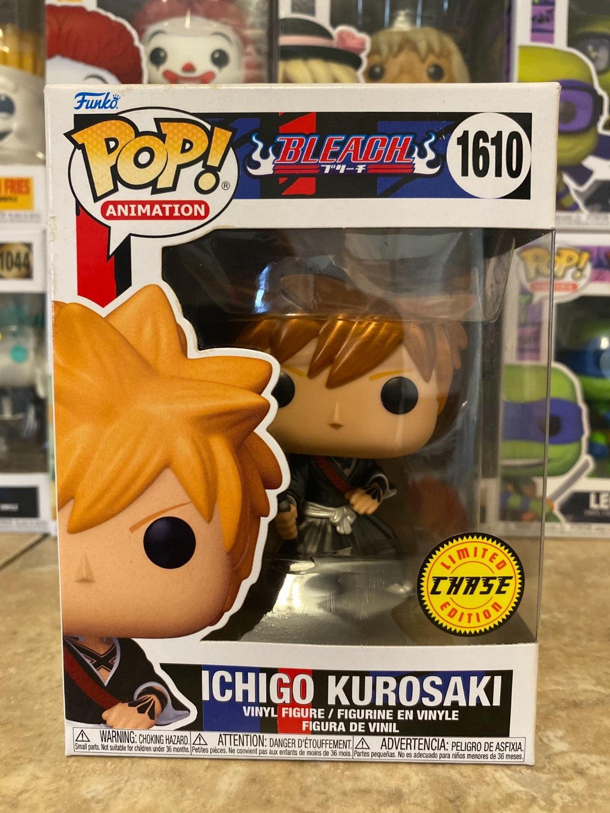 Funko Pop! Vinyl: Bleach - Ichigo Kurosaki (Metallic) (Chase) #1610 w Protectors