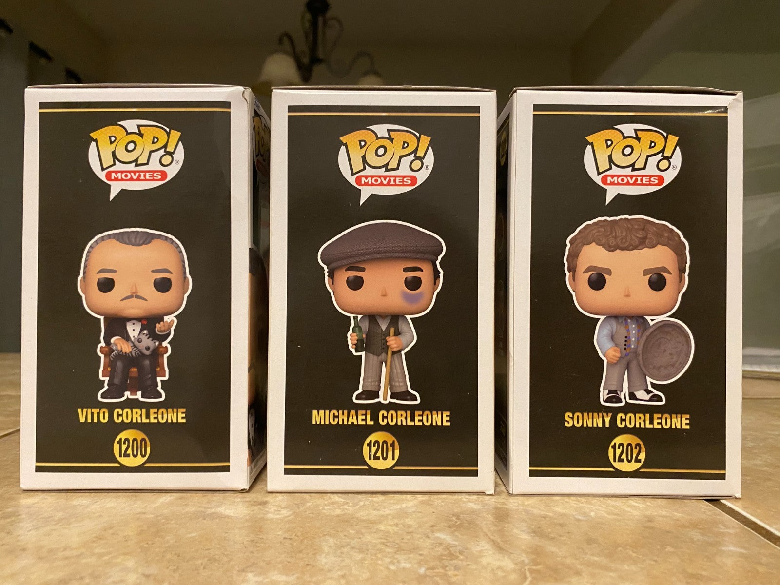 Funko Pop! The Godfather Vito, Michael, Sonny Corleone Lot of 3 w Protectors
