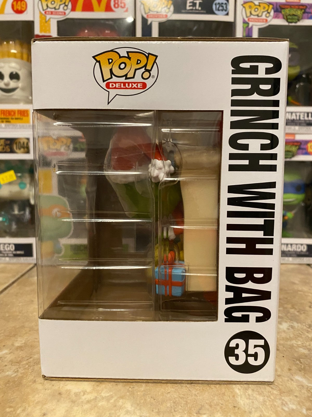 GRINCH WITH BAG - How the Grinch Stole Christmas! - Funko POP! Deluxe #35 Figure