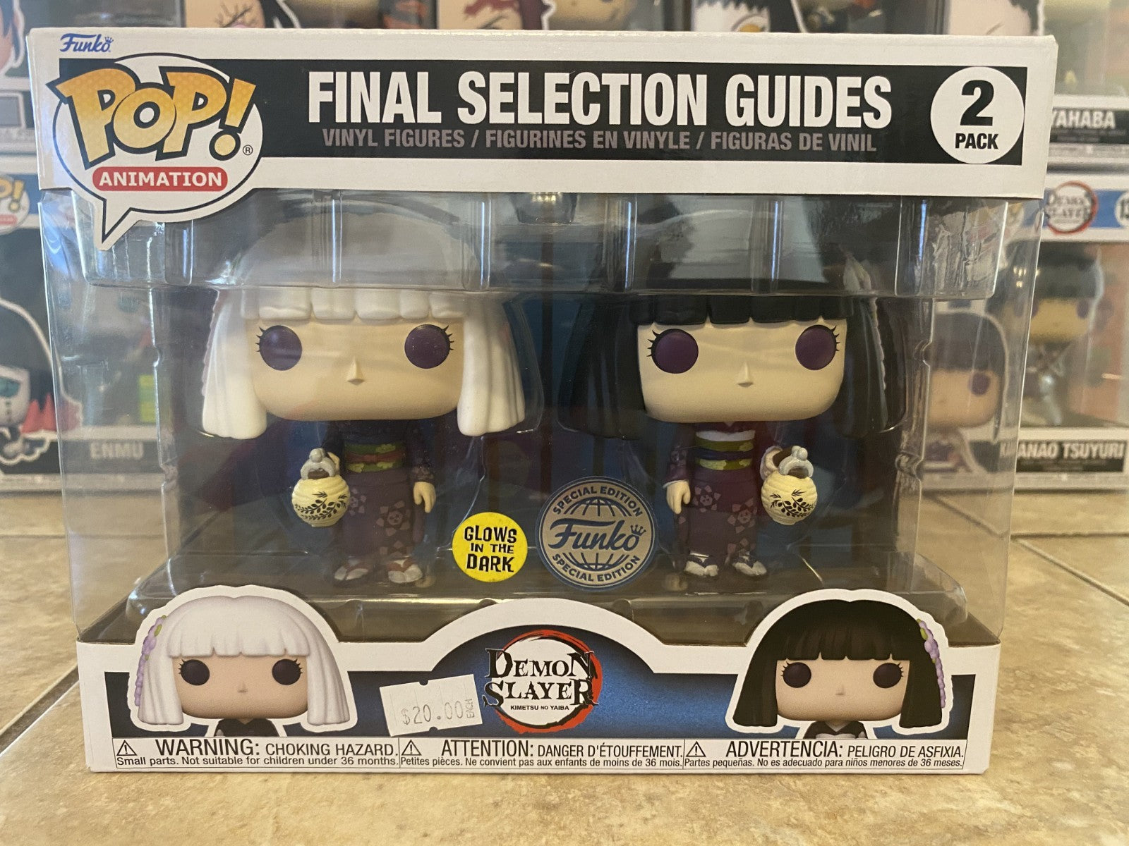 Funko Pop! Demon Slayer: Final Selection Guides 2 pk GITD Funko Exclusive