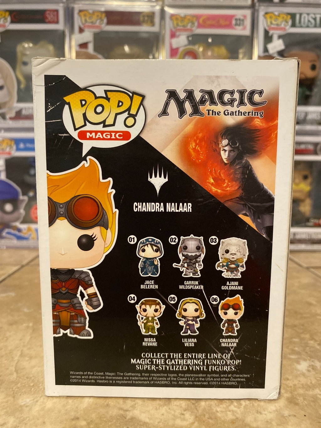 Funko Pop! Magic The Gathering: Chandra Nalaar #06 HT Excl. GITD W/Protector