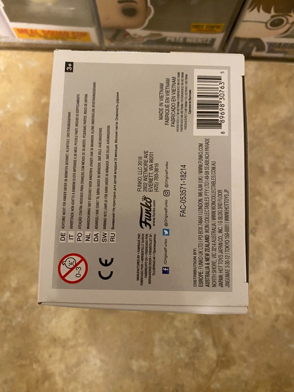 Funko Pop Thor Ragnarok Korg w  Miek 2018 Fall Convention Marvel 391 w Protector