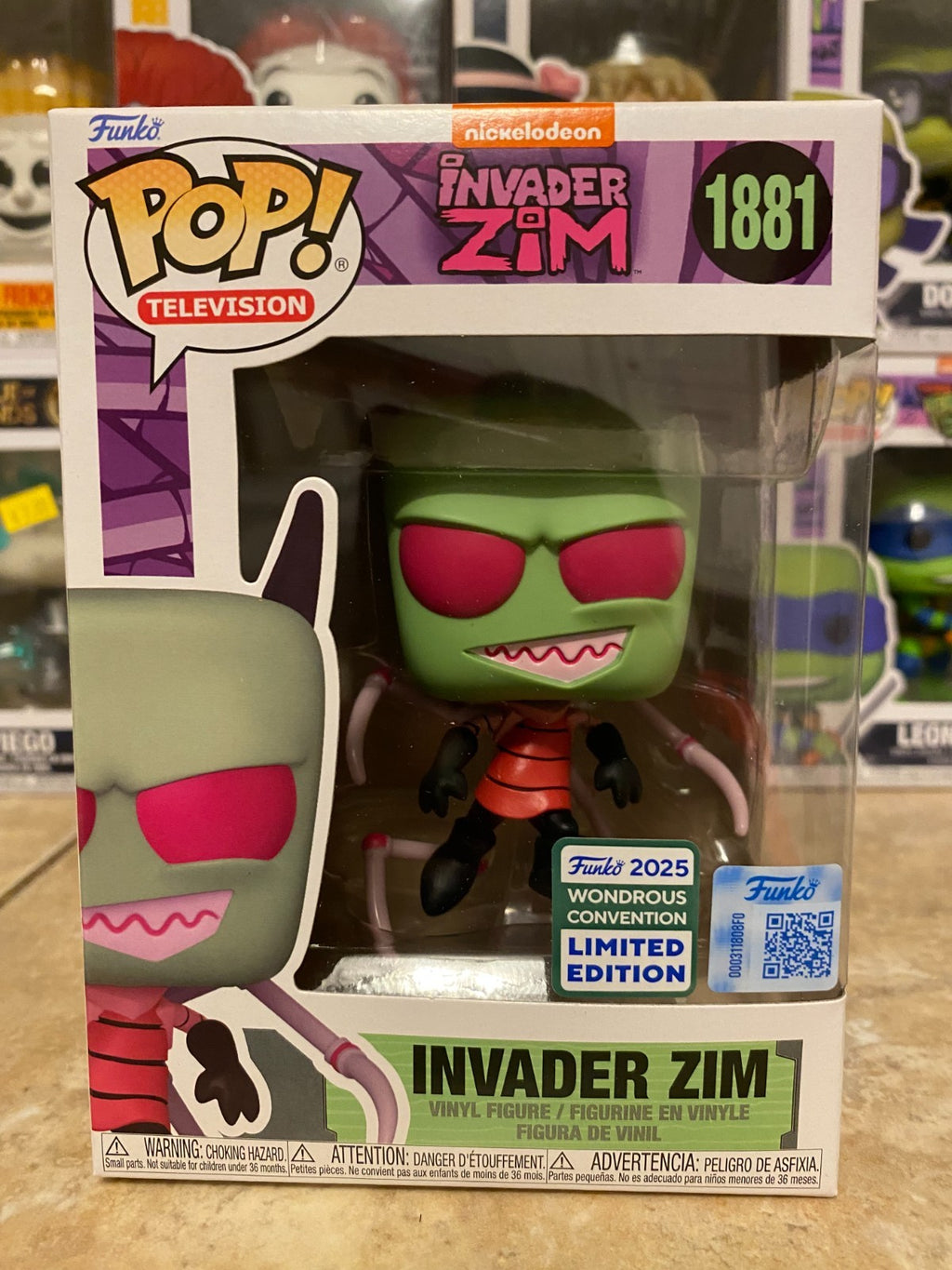 Funko POP! Invader Zim #1881 - 2025 WonderCon Shared w Protector