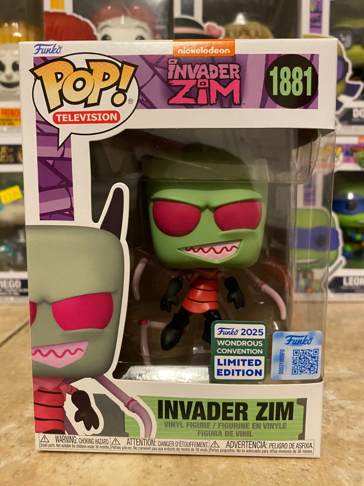 Funko POP! Invader Zim #1881 - 2025 WonderCon Shared w Protector