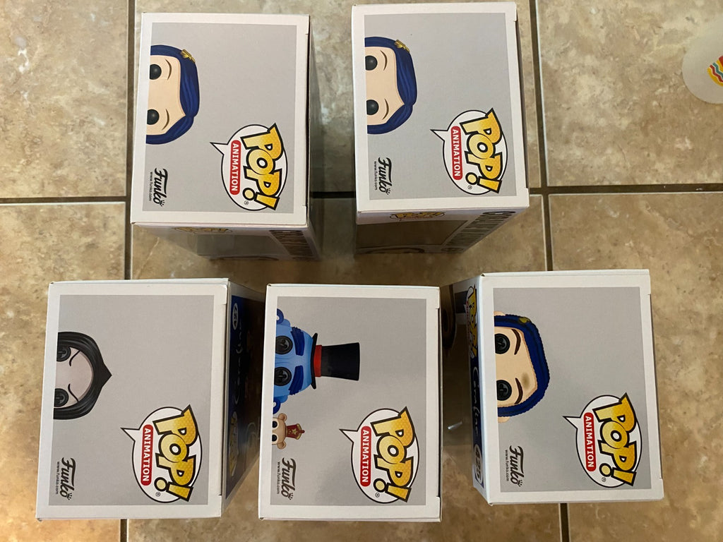 Funko Pop Movies Coraline Lot Of 5 - #423 Chase, #423, #425, #426 & #427