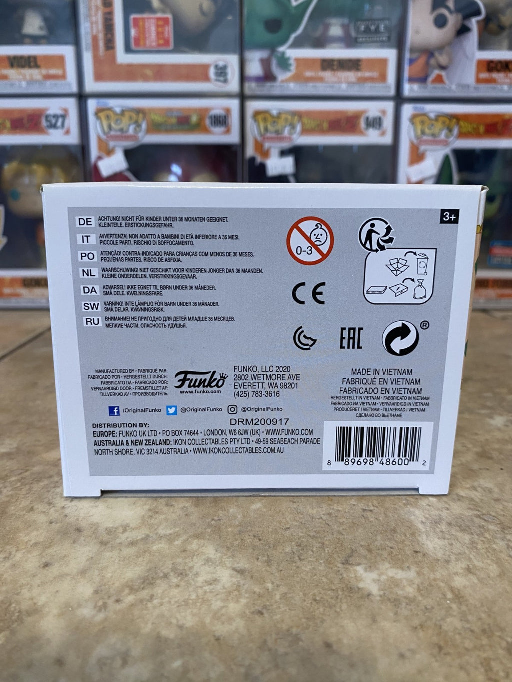 Funko Pop! Dragon Ball Super #860 Super Saiyan Goku w Protector