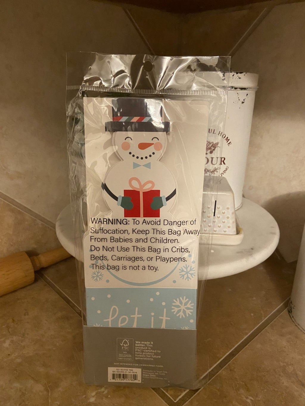 Wondershop Gift Boxes (Snowman) 4ct