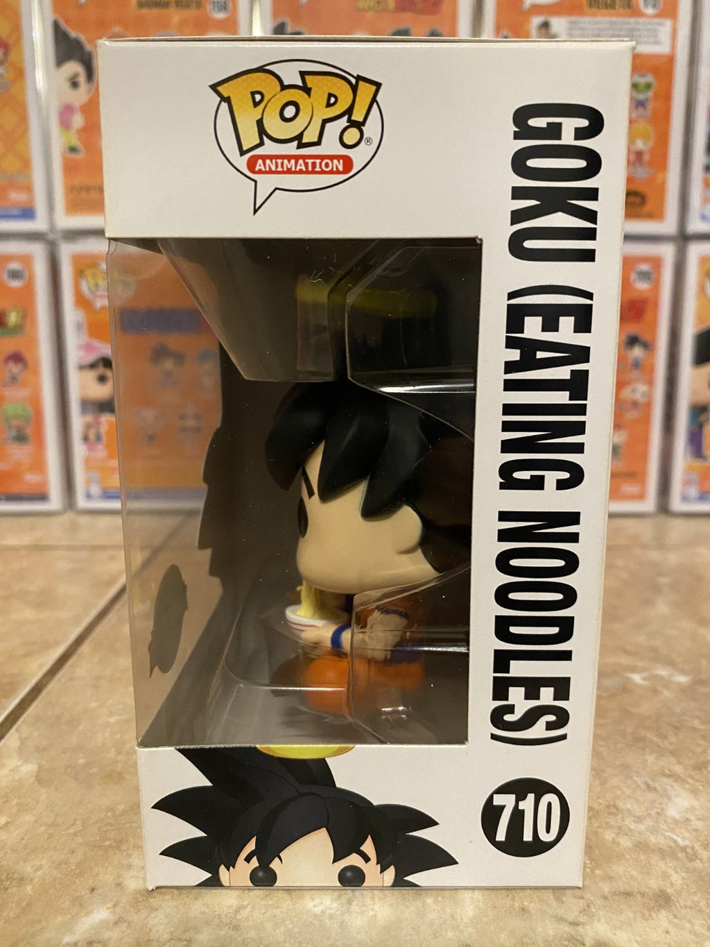 Funko Pop! Dragon Ball Z #710 Goku (Eating Noodles) SE w Protector
