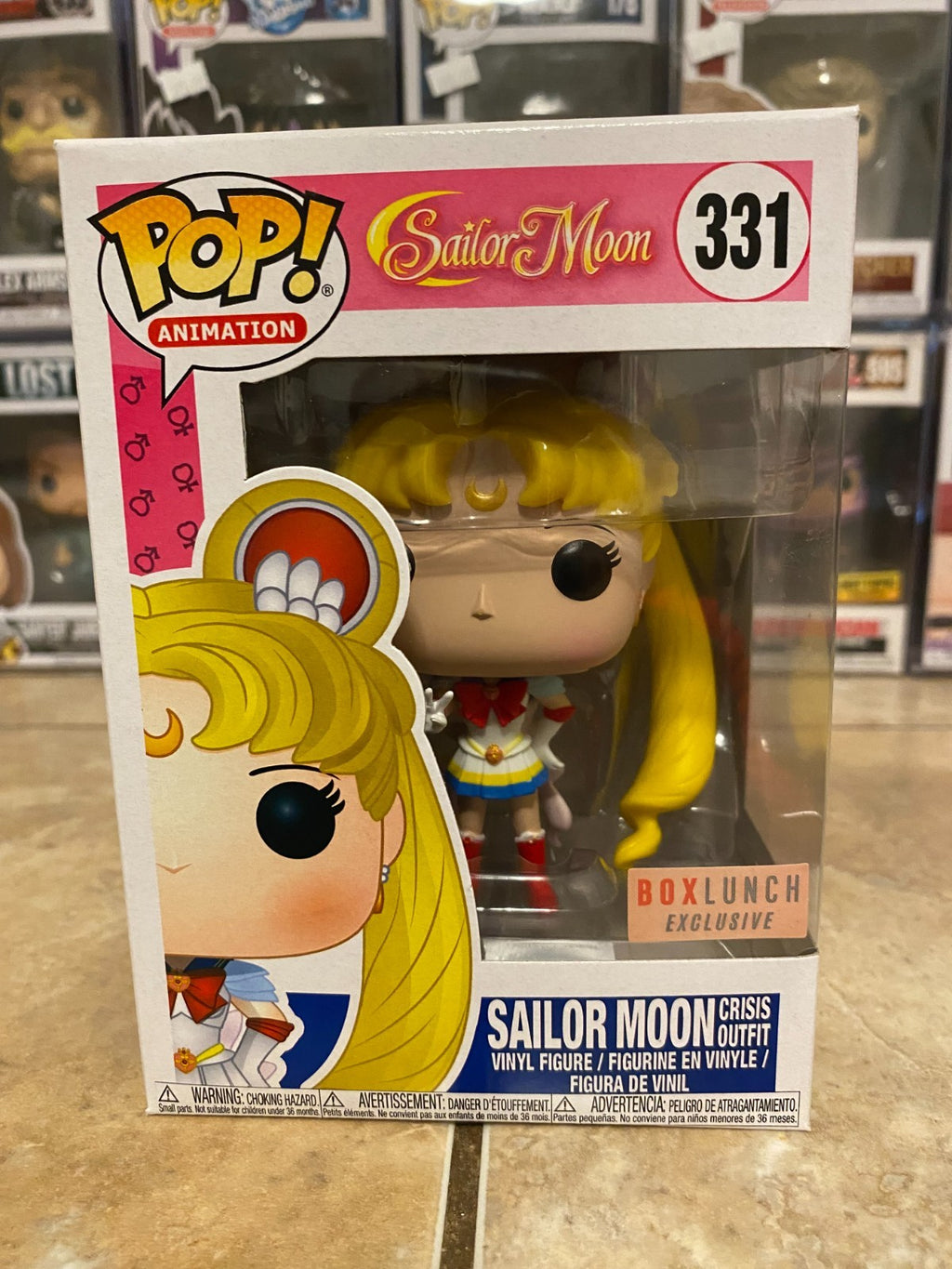 Funko Pop! Anime #331 Sailor Moon Crisis Outfit Box Lunch Exclusive w Protector