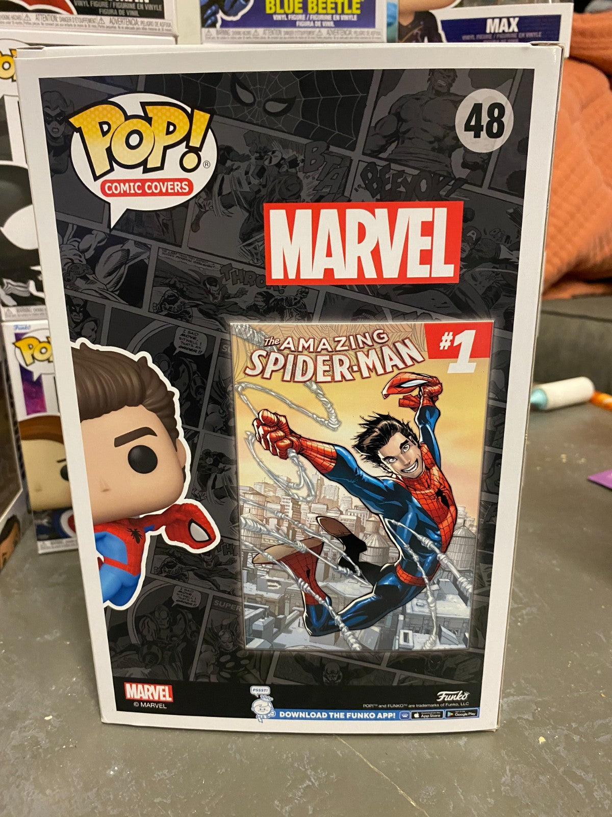 Funko Pop! Comic Book Cover with Case: Marvel - Spider-Man #48